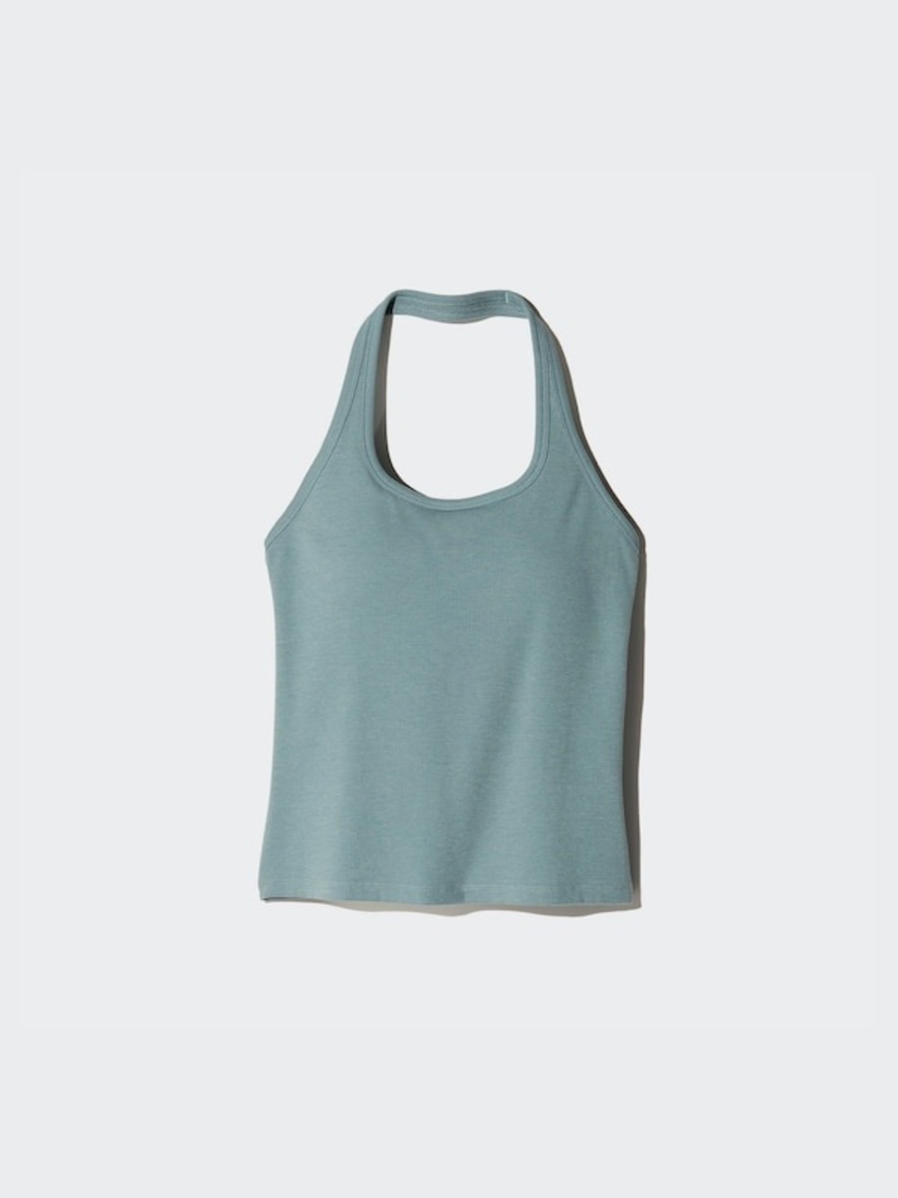 Uniqlo Teal GreenOpen Back Halter Bra Top